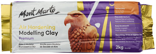 Monte Marte Air Hardening Modelling Clay - Terracotta 2kg