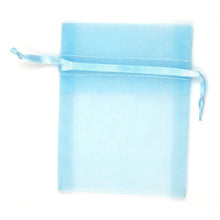 Load image into Gallery viewer, ORGANZA MINI 10CM x 7.5CM BLUE 7PCS
